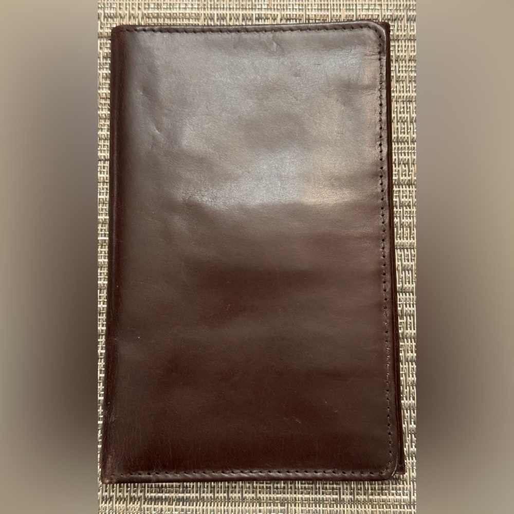 Swaine Adeney & Brigg men’s tall hip wallet vintage brown